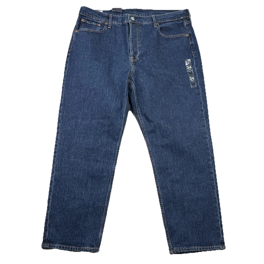 Gap Jeans Womens 34 18R Cheeky Straight High Rise Indigo Button Fly Ankle